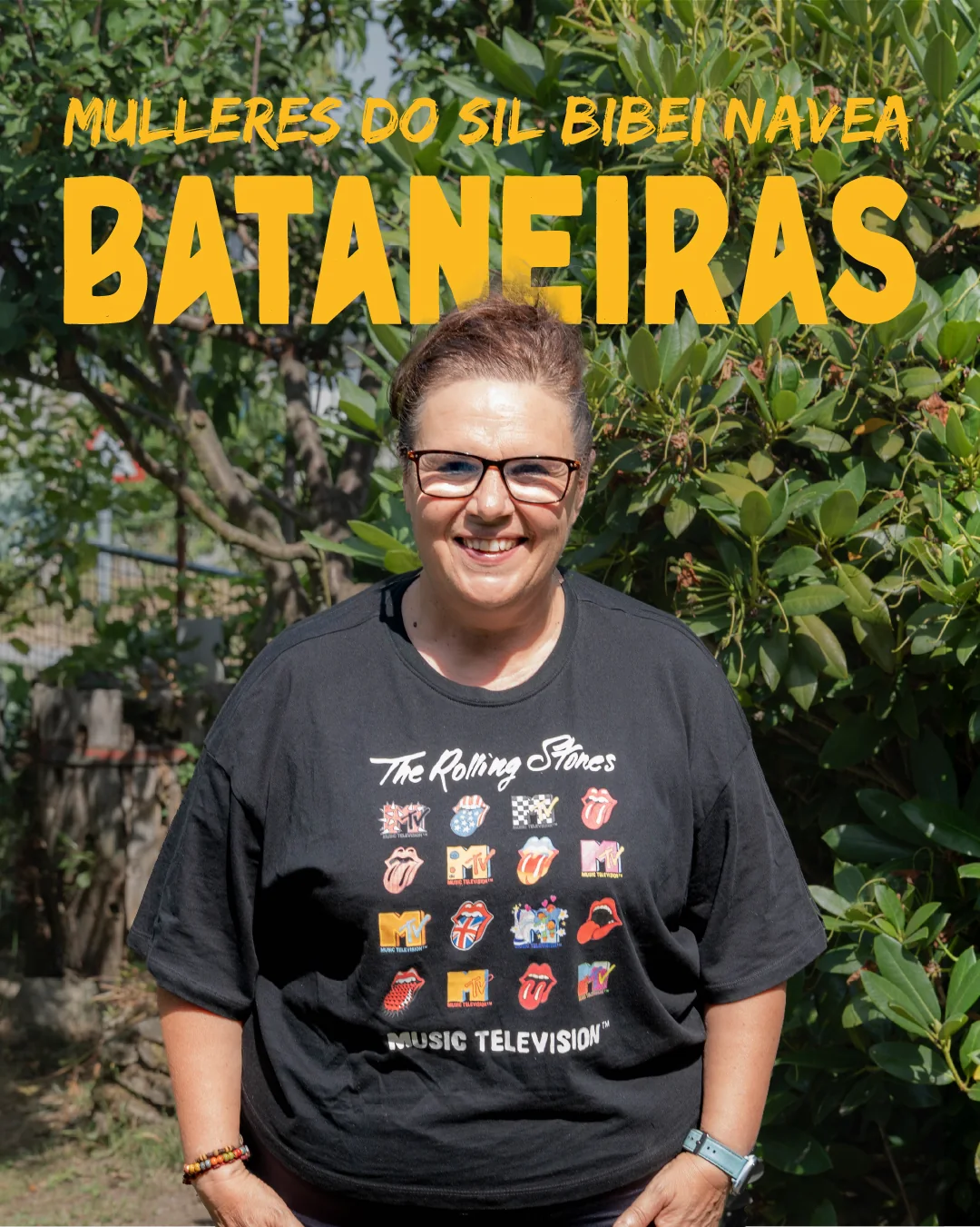 Olga, de A Pobra de Trives, en el cartel de las protagonistas de Bataneiras