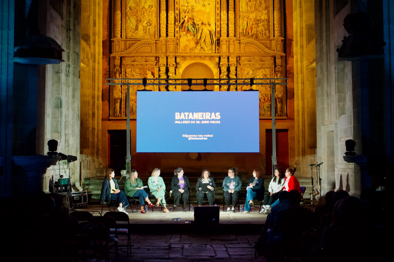 Proyección de Bataneiras y mesa redonda en el monasterio de Montederramo