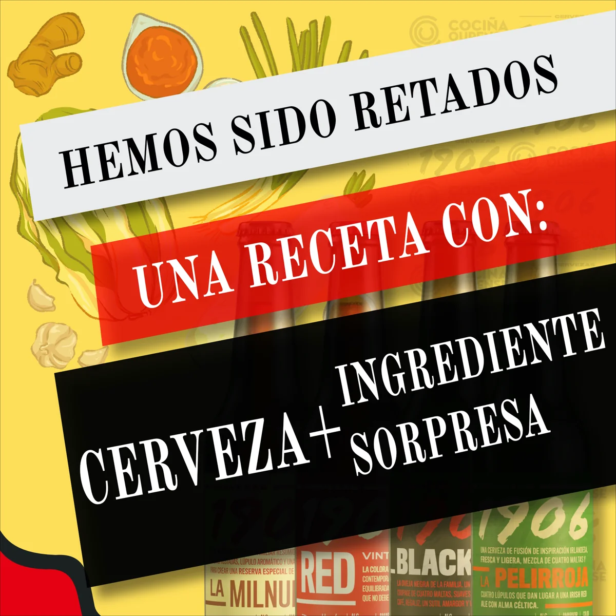 Creatividad del reto gastronómico Cerveza con Sorpresa